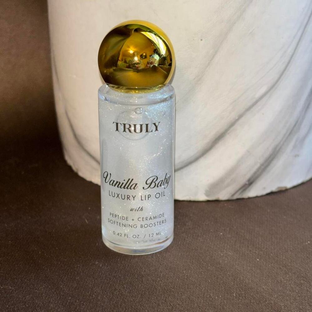 Truly vanilla baby luxury lip oil new